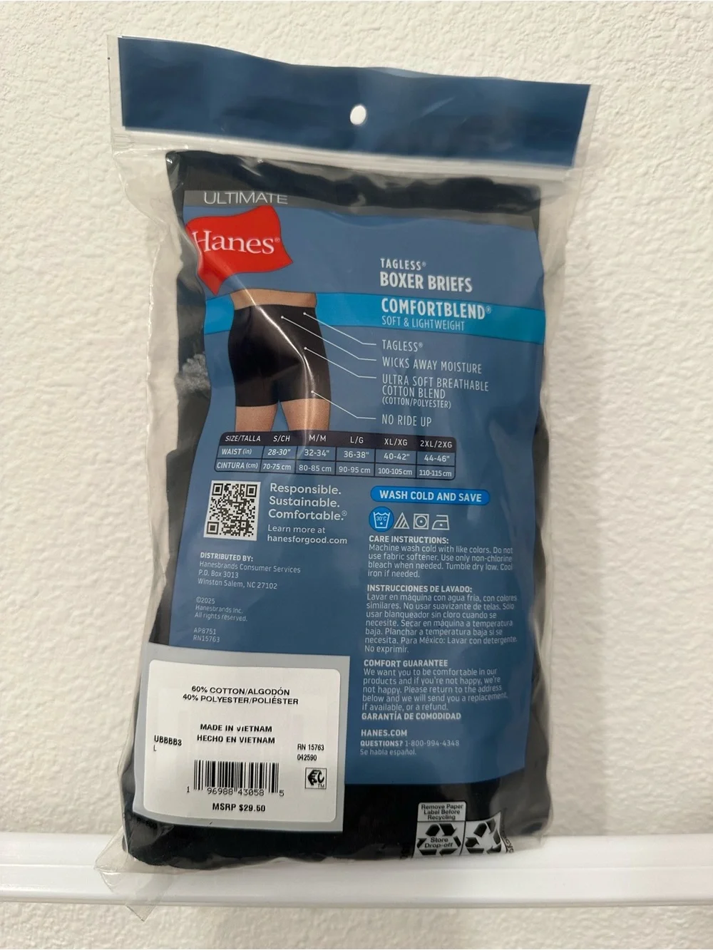 Hanes pack boxer